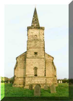 West Front Showing  Well Proportioned Parapet Tower And Steeple