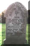 Jane Parsons and George Tonks headstone